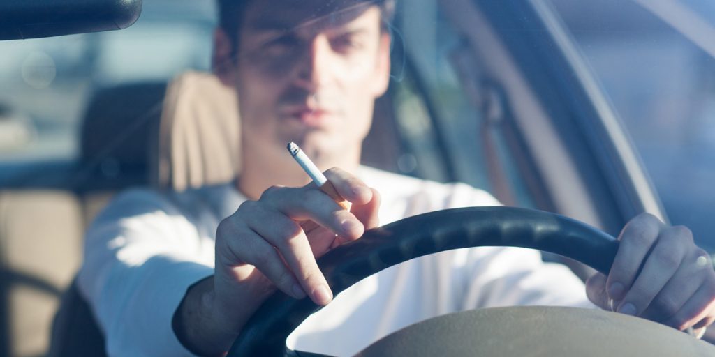 Kalter Rauch im Fahrzeug